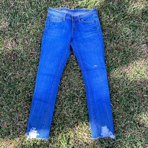 Citizens of Humanity Ingrid Low Waist Blue Denim Jeans 25